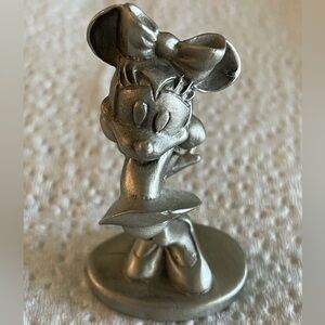 Vintage Pewter Hudson Disney Minnie Mouse Figurine